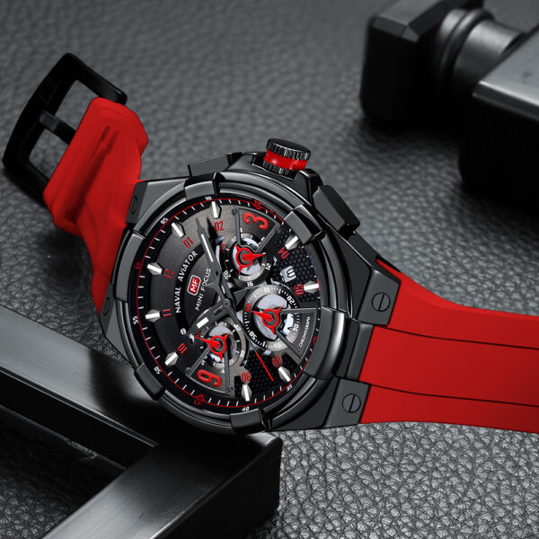 Casual Waterproof Quartz Floating Hollow Surface Watch - Image 9