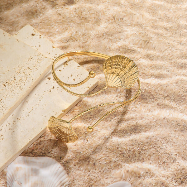 Ocean Vacation Style Fashion Shell Special-shaped Armband - Image 4