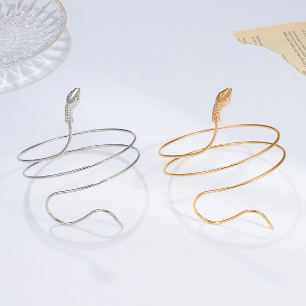 Retro Fashion Twisted Winding Alloy Animal Bracelet Armband - Image 9