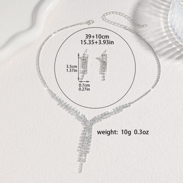 Graceful Personality Necklace And Earrings Suite - Image 2