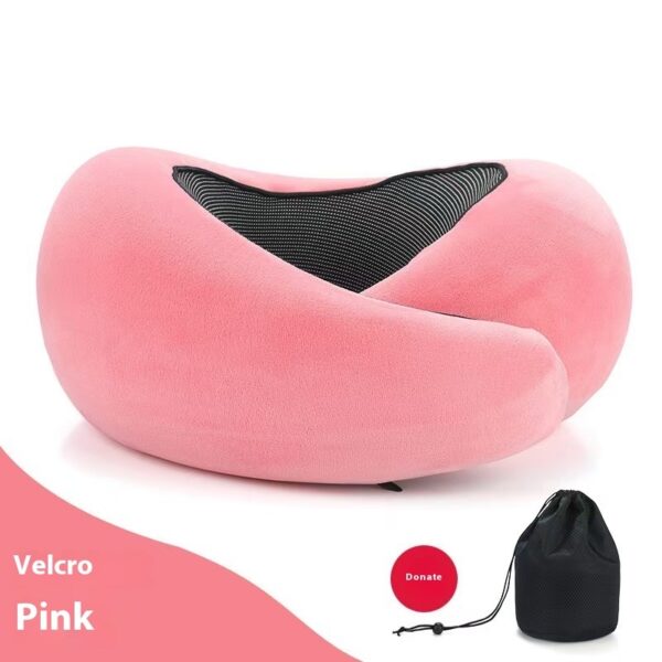 Soft Memory Foam Travel Neck Pillow U Shape Adjustable Support Comfortably Sleeping On Plane Car Office Noon Break - Image 5
